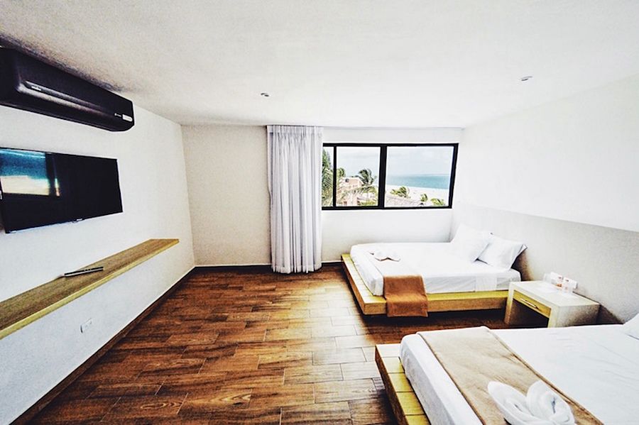 Cielo Beach Hotel Puerto Morelos Buitenkant foto